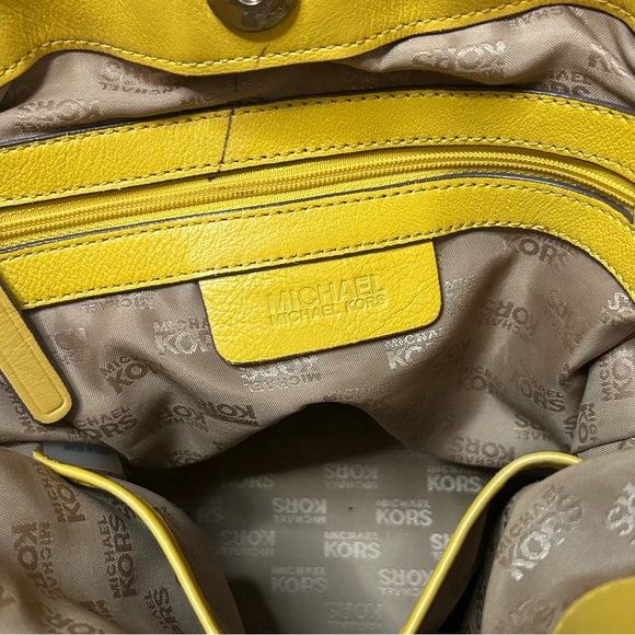 Michael Kors Leather Hobo Shoulder Bag - Picture 9 of 12